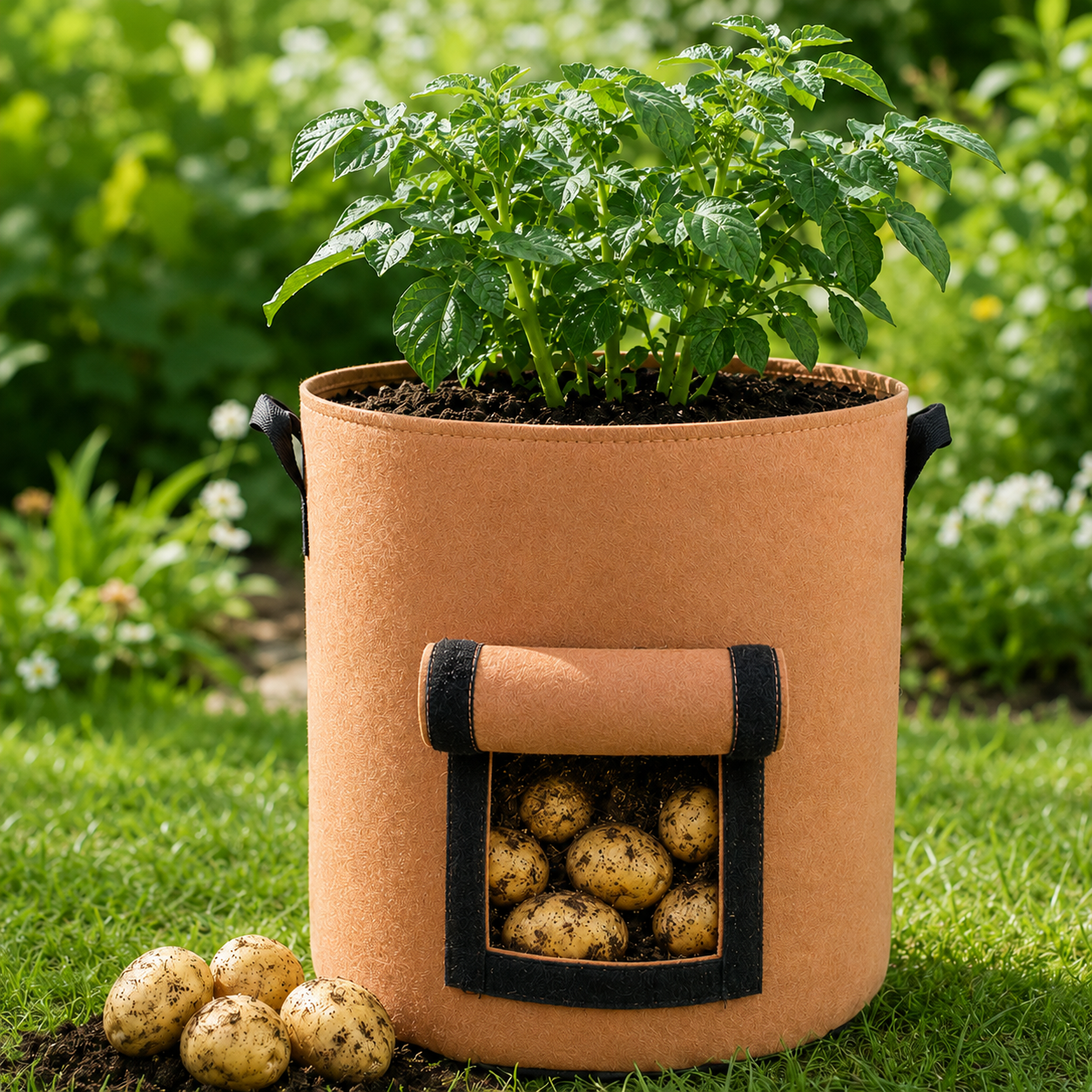 🔥 Hot Sale 59% OFF 🌱Fabric Potato Grow Bag with Harvest Window for Patato or vegetables🪴