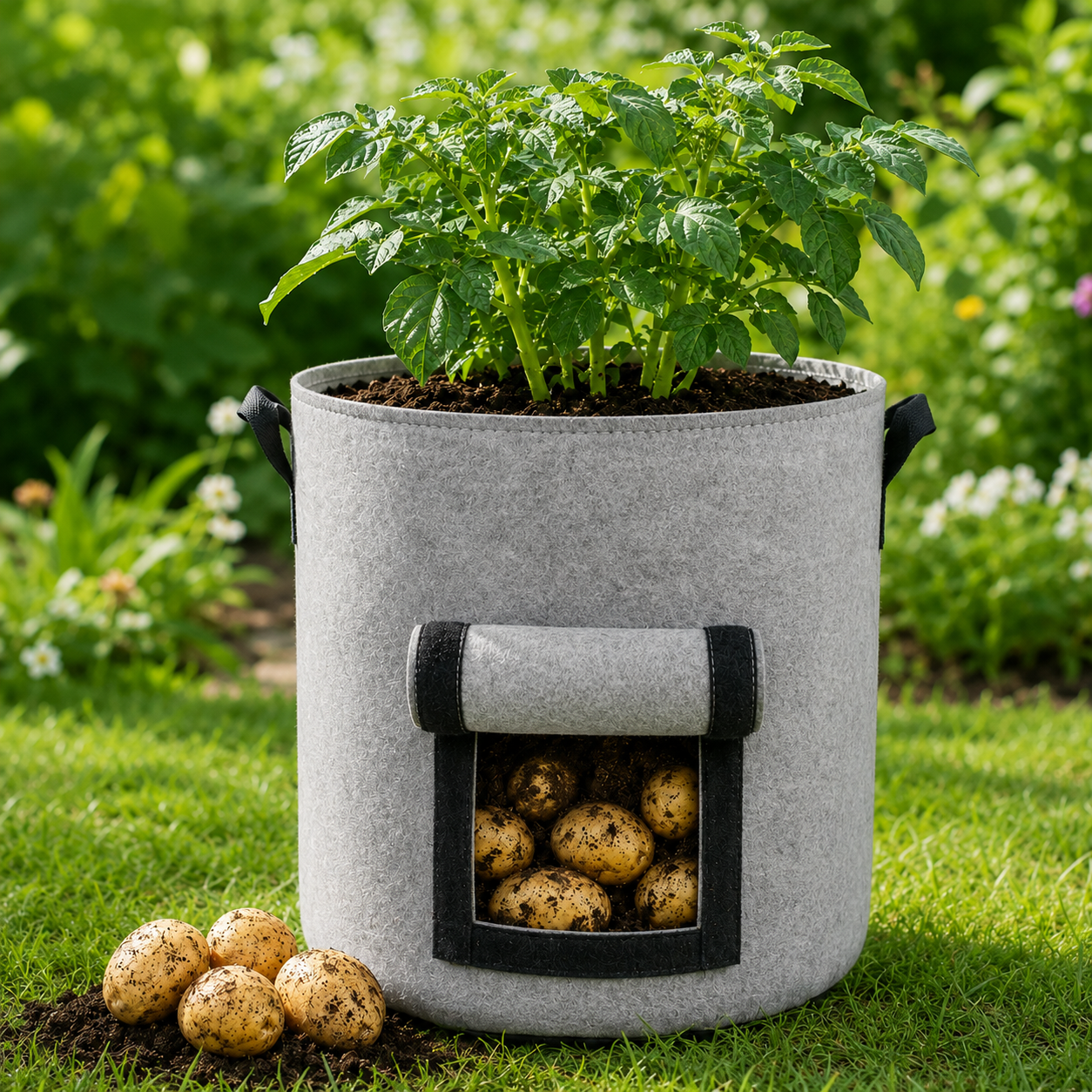 🔥 Hot Sale 59% OFF 🌱Fabric Potato Grow Bag with Harvest Window for Patato or vegetables🪴