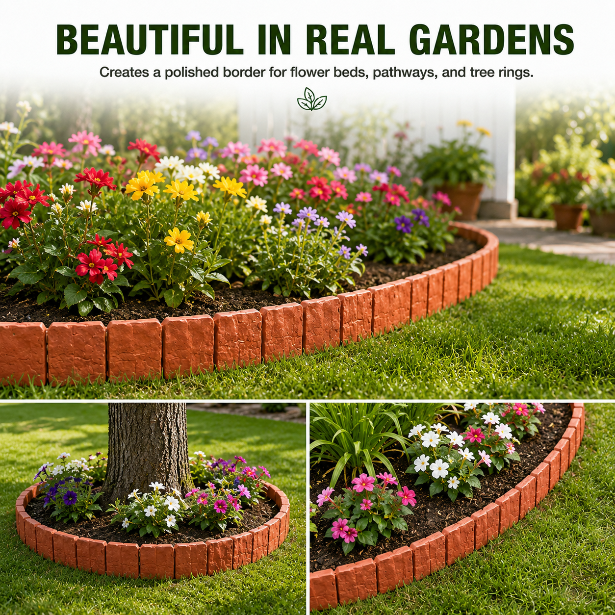 🔥 Hot Sale 59% OFF + Free Shipping 🚧🌱🚧10Pcs/Set Stone-effect garden fence